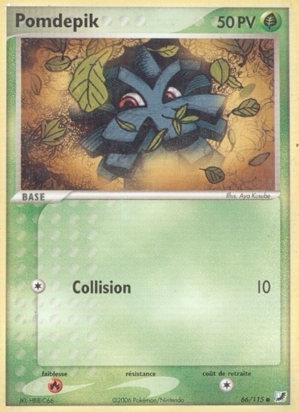 Pomdepik 66 — EX Forces Cachées (French Pokémon TCG card)