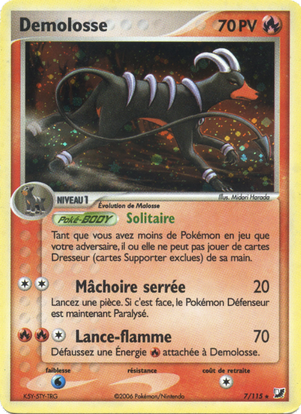 Demolosse 7 — EX Forces Cachées (French Pokémon TCG card)