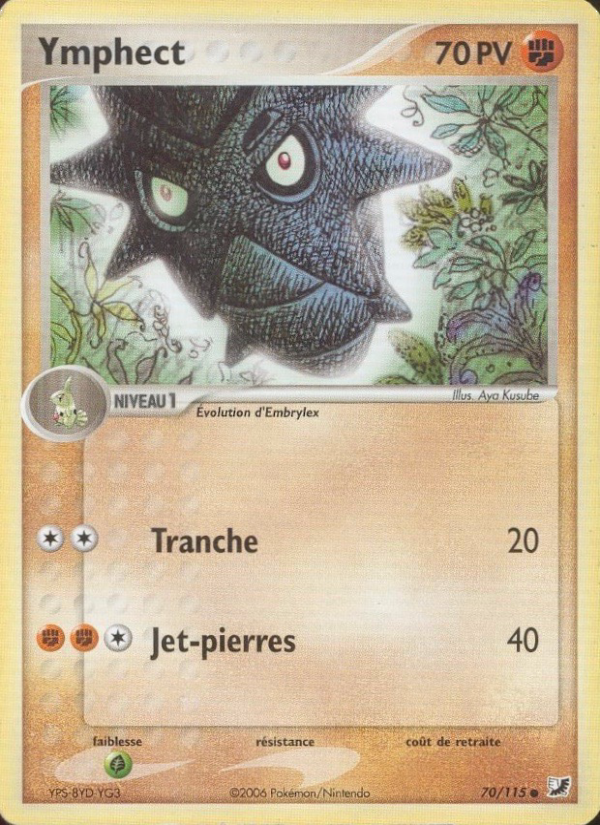 Ymphect 70 — EX Forces Cachées (French Pokémon TCG card)