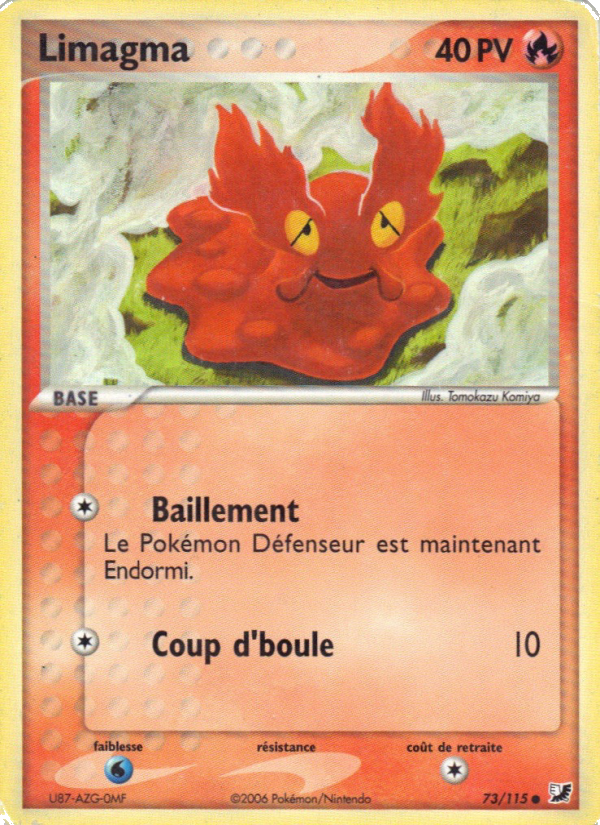 Limagma 73 — EX Forces Cachées (French Pokémon TCG card)