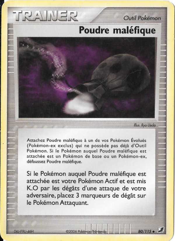 Poudre maléfique 80 — EX Forces Cachées (French Pokémon TCG card)