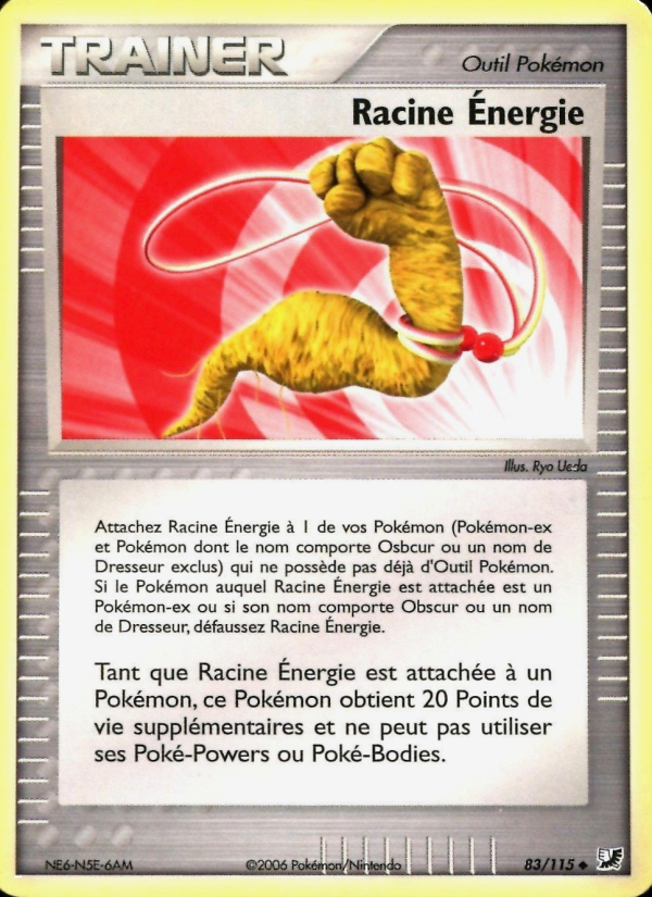 Racine Énergie 83 — EX Forces Cachées (French Pokémon TCG card)