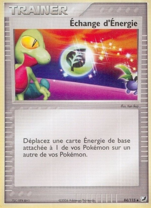 Échange d'Énergie 84 — EX Forces Cachées (French Pokémon TCG card)