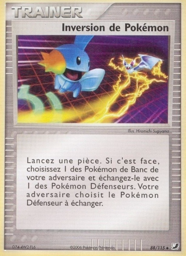 Inversion de Pokémon 88 — EX Forces Cachées (French Pokémon TCG card)