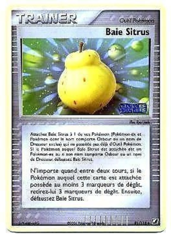 Baie Sitrus 91 — EX Forces Cachées (French Pokémon TCG card)