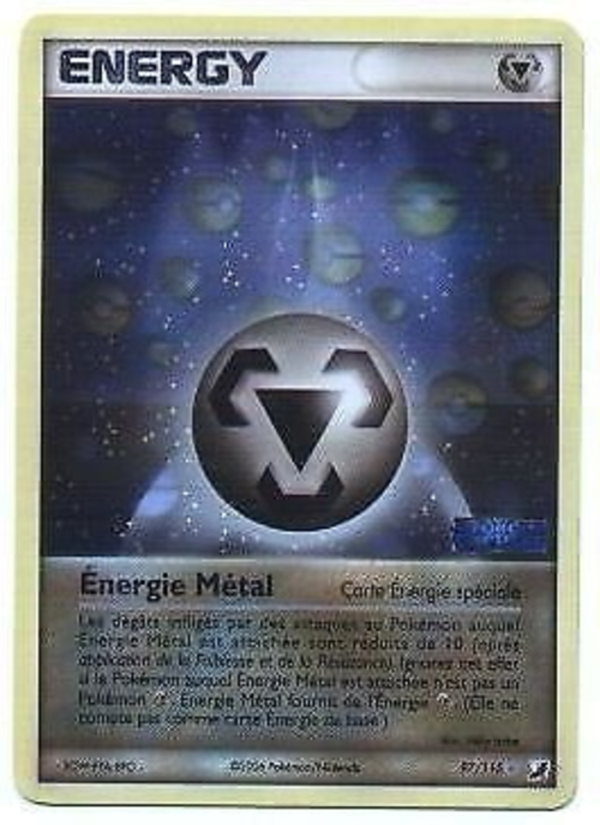 Énergie Métal 97 — EX Forces Cachées (French Pokémon TCG card)