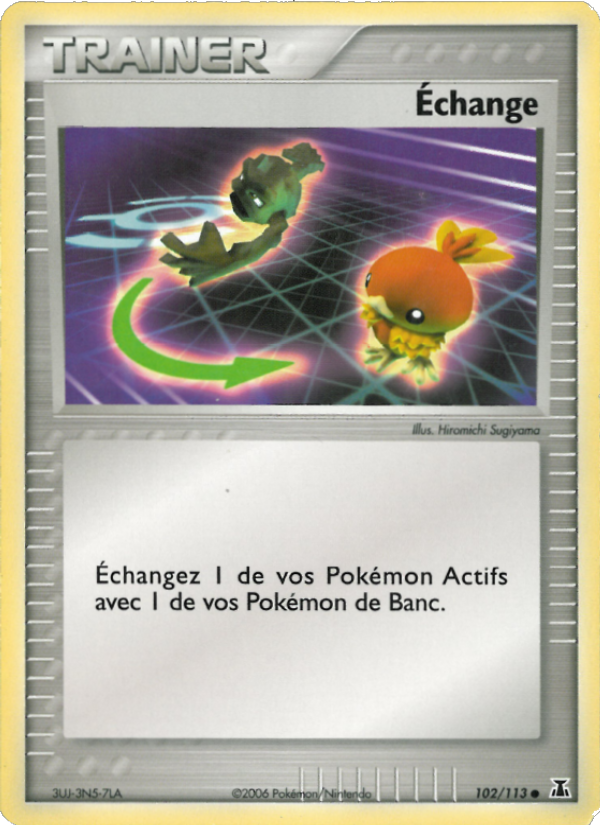Échange 102 — EX Espèces Delta (French Pokémon TCG card)