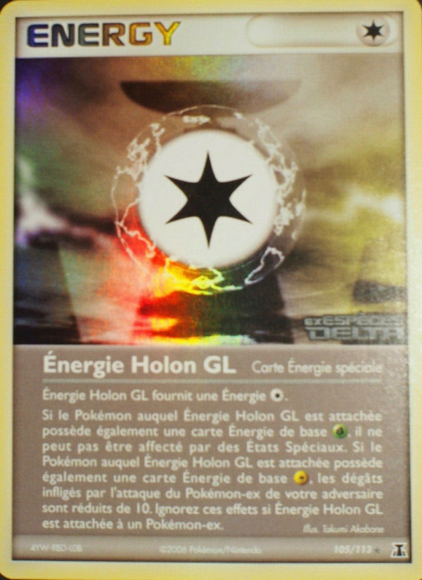 Énergie Holon GL 105 — EX Espèces Delta (French Pokémon TCG card)