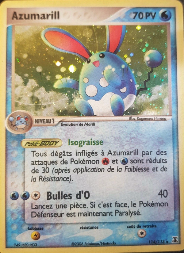 Azumarill 114 — EX Espèces Delta (French Pokémon TCG card)