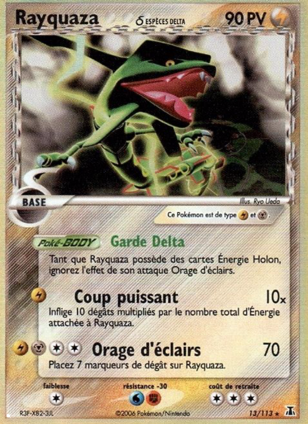 Rayquaza δ 13 — EX Espèces Delta (French Pokémon TCG card)