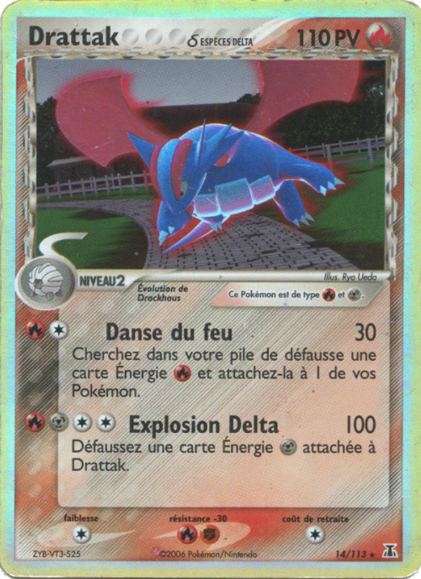 Drattak δ 14 — EX Espèces Delta (French Pokémon TCG card)