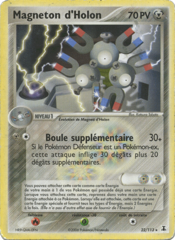 Magneton d'Holon 22 — EX Espèces Delta (French Pokémon TCG card)