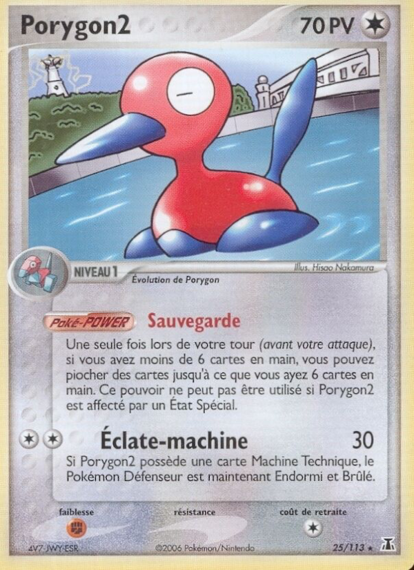 Porygon2 25 — EX Espèces Delta (French Pokémon TCG card)