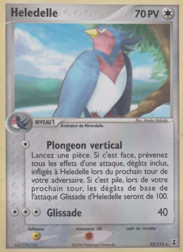 Heledelle 32 — EX Espèces Delta (French Pokémon TCG card)