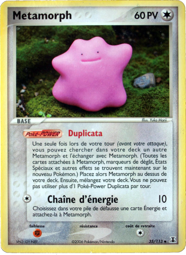 Metamorph 35 — EX Espèces Delta (French Pokémon TCG card)