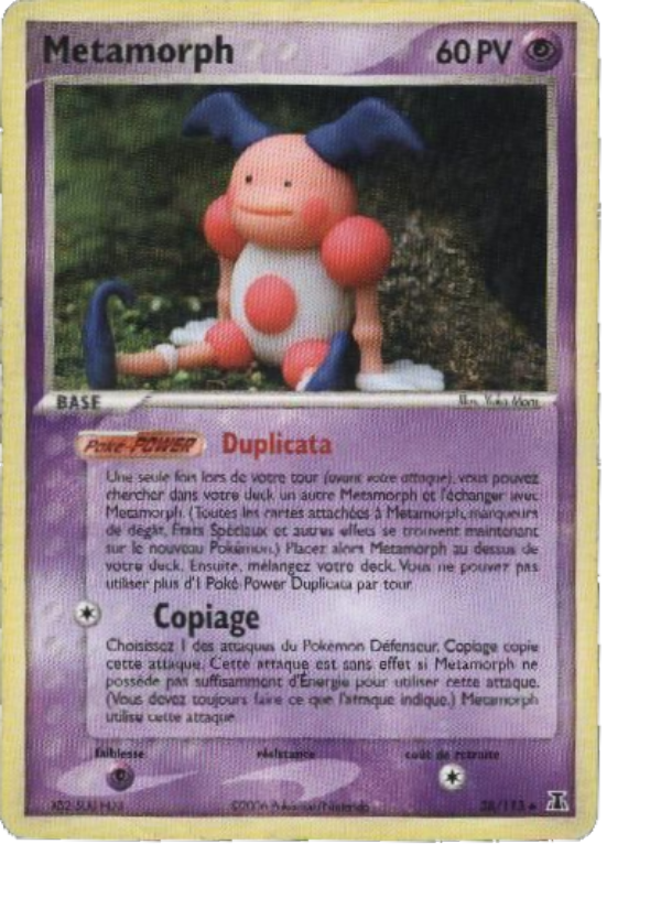 Metamorph 38 — EX Espèces Delta (French Pokémon TCG card)