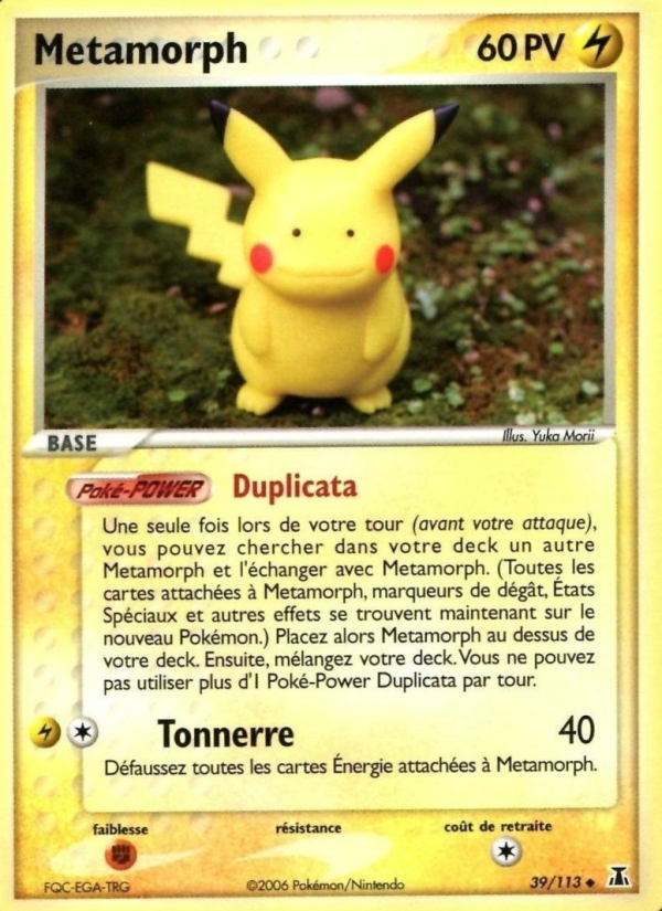 Metamorph 39 — EX Espèces Delta (French Pokémon TCG card)