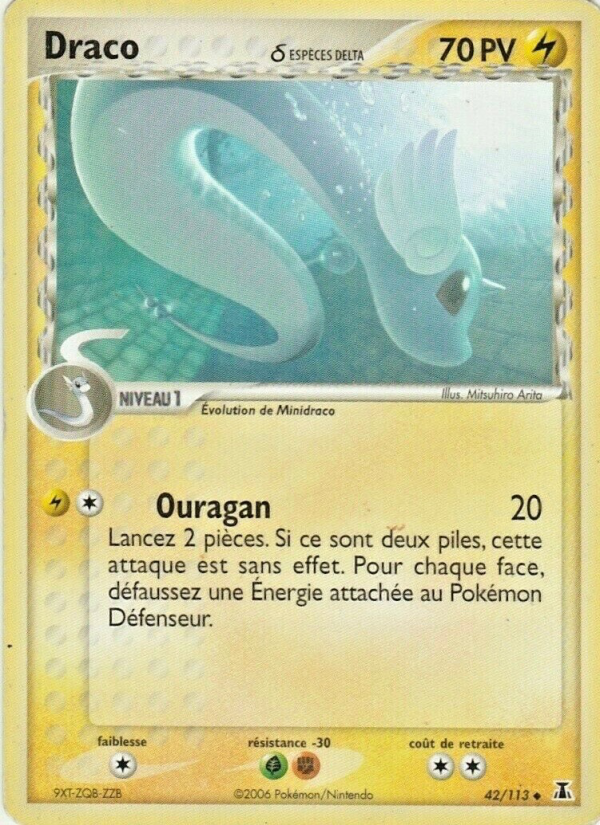 Draco δ 42 — EX Espèces Delta (French Pokémon TCG card)