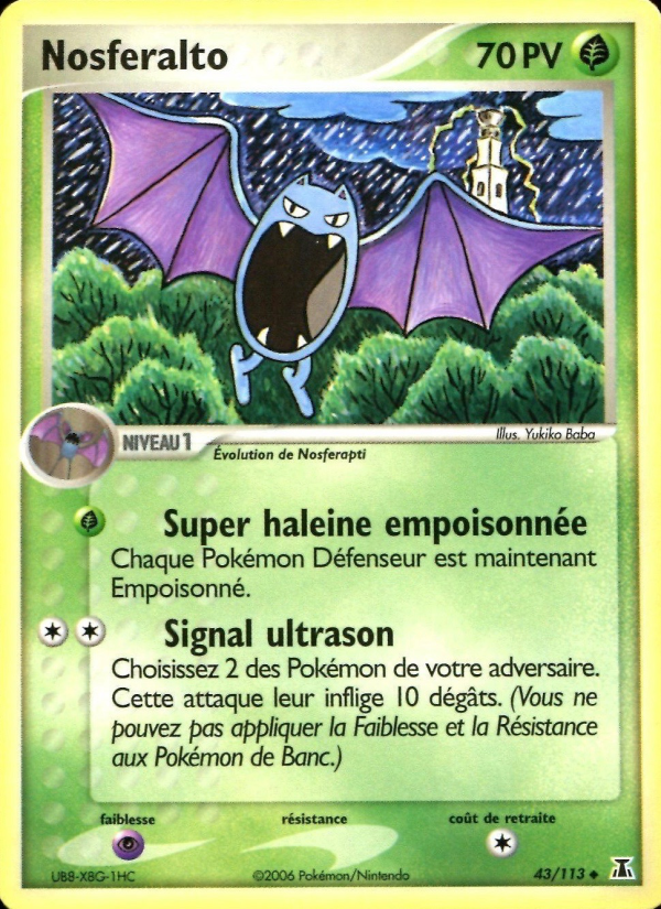Nosferalto 43 — EX Espèces Delta (French Pokémon TCG card)