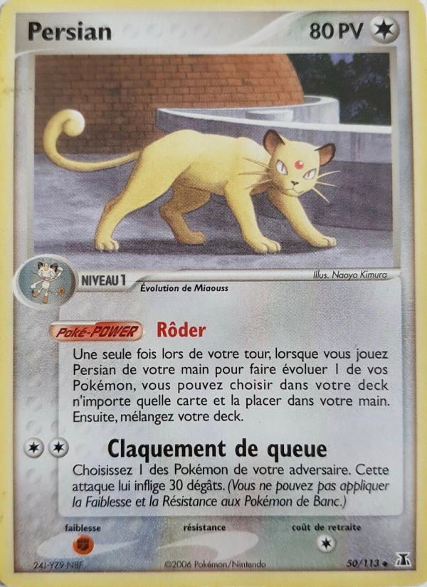 Persian 50 — EX Espèces Delta (French Pokémon TCG card)