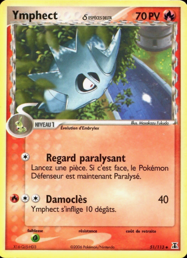 Ymphect δ 51 — EX Espèces Delta (French Pokémon TCG card)