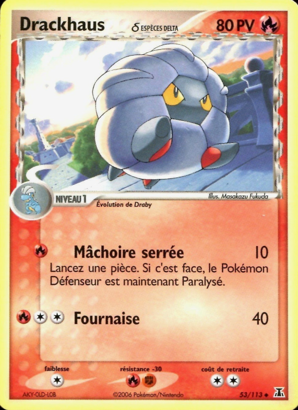 Drackhaus δ 53 — EX Espèces Delta (French Pokémon TCG card)