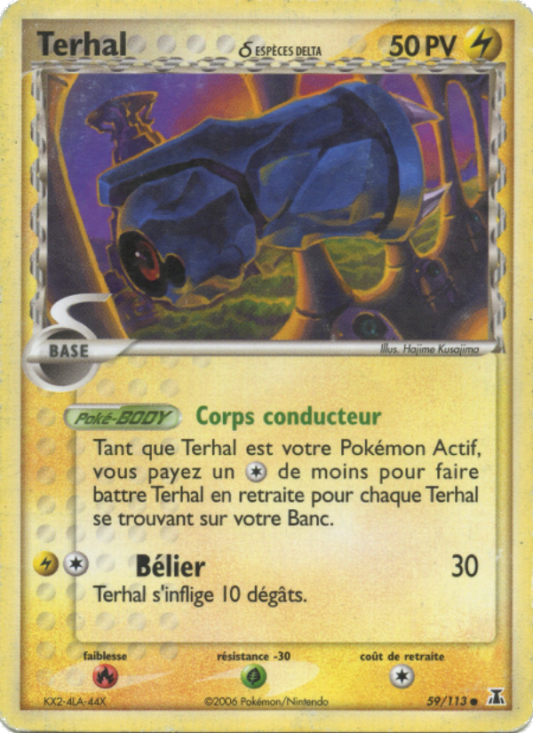 Terhal δ 59 — EX Espèces Delta (French Pokémon TCG card)