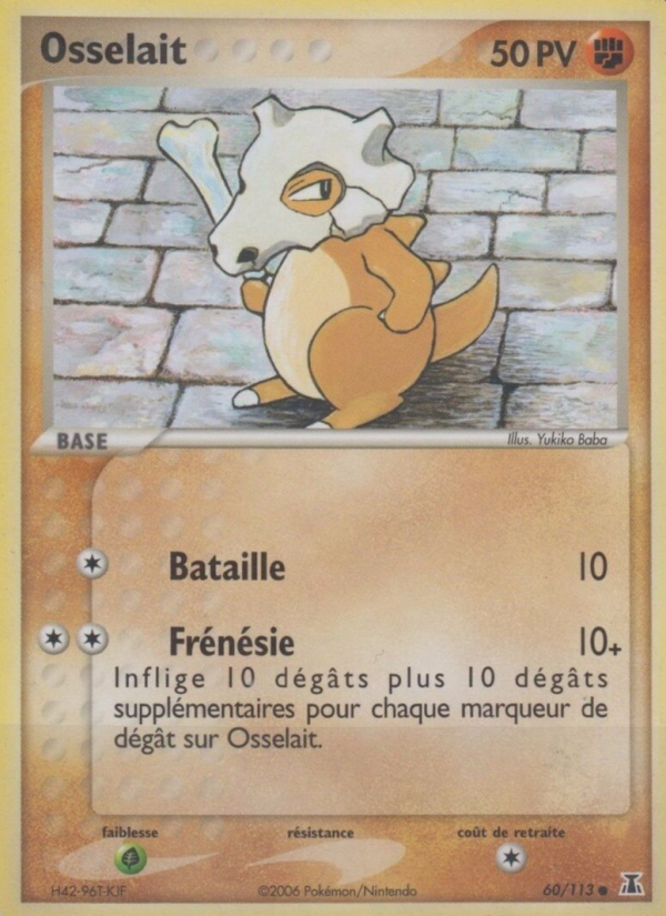 Osselait 60 — EX Espèces Delta (French Pokémon TCG card)