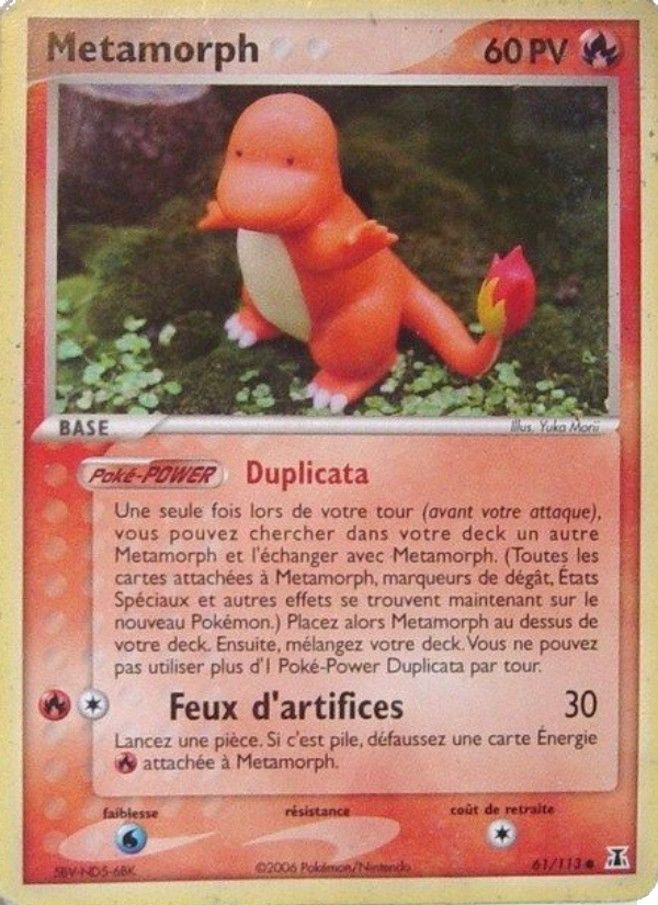 Metamorph 61 — EX Espèces Delta (French Pokémon TCG card)