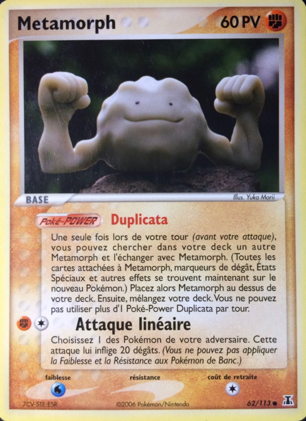 Metamorph 62 — EX Espèces Delta (French Pokémon TCG card)