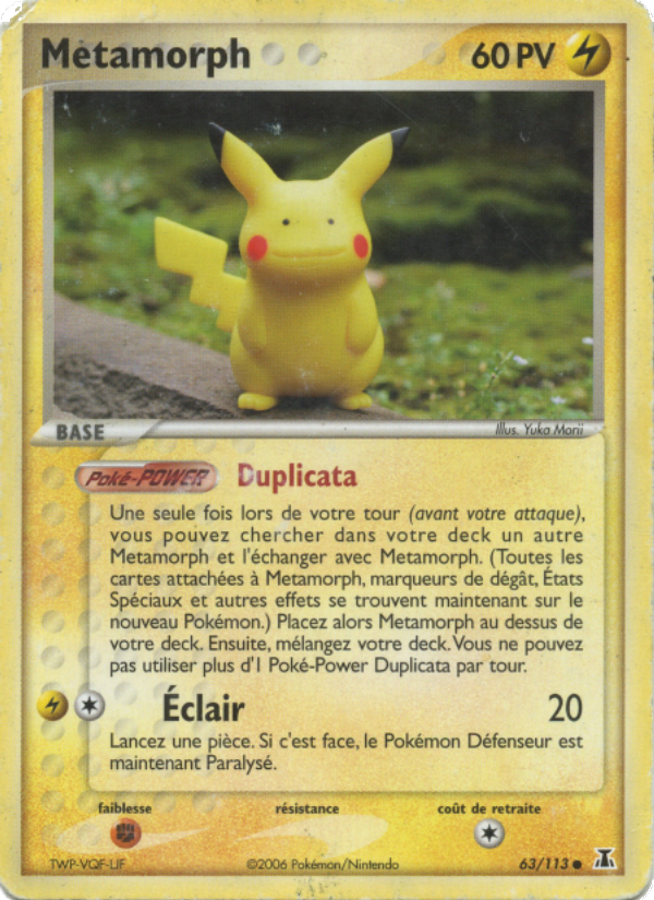 Metamorph 63 — EX Espèces Delta (French Pokémon TCG card)