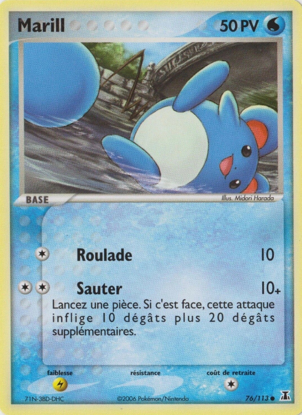 Marill 76 — EX Espèces Delta (French Pokémon TCG card)