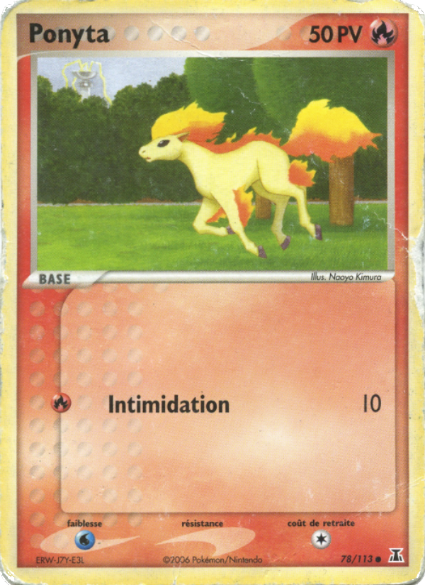 Ponyta 78 — EX Espèces Delta (French Pokémon TCG card)