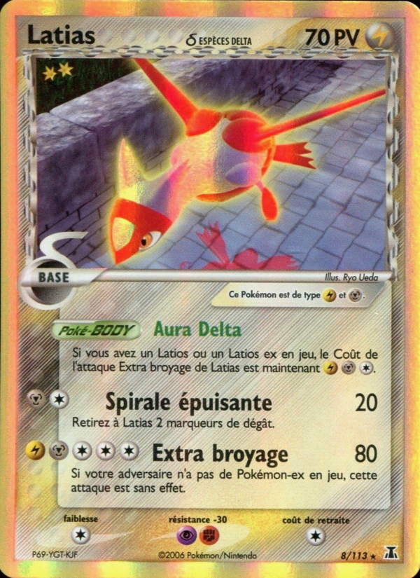 Latias δ 8 — EX Espèces Delta (French Pokémon TCG card)