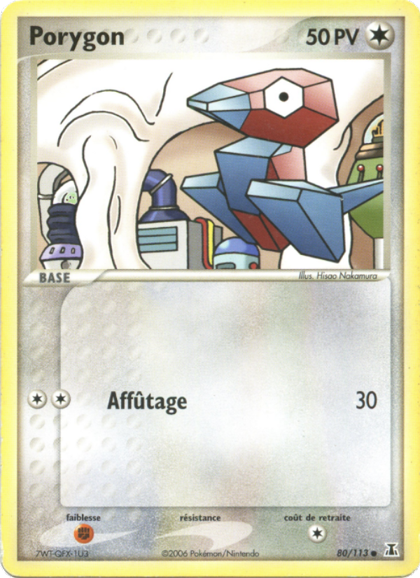 Porygon 80 — EX Espèces Delta (French Pokémon TCG card)