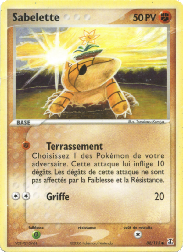 Sabelette 82 — EX Espèces Delta (French Pokémon TCG card)