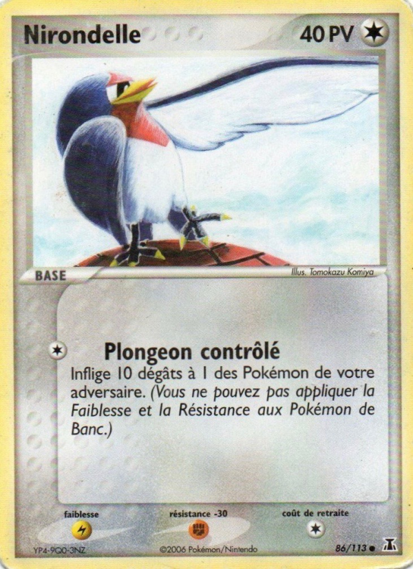 Nirondelle 86 — EX Espèces Delta (French Pokémon TCG card)