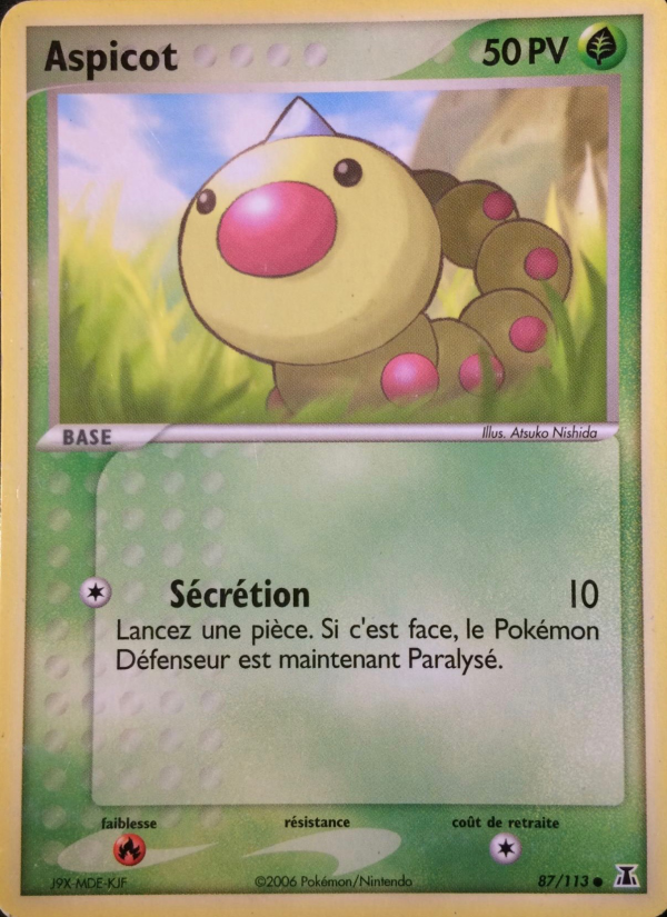 Aspicot 87 — EX Espèces Delta (French Pokémon TCG card)