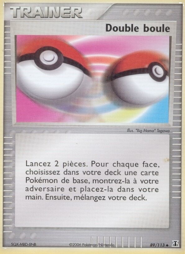 Double boule 89 — EX Espèces Delta (French Pokémon TCG card)