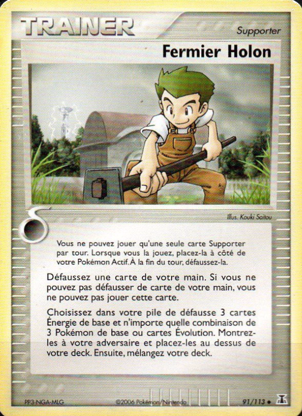 Fermier Holon 91 — EX Espèces Delta (French Pokémon TCG card)