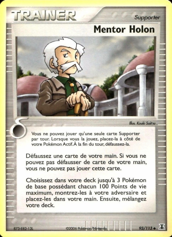 Mentor Holon 93 — EX Espèces Delta (French Pokémon TCG card)
