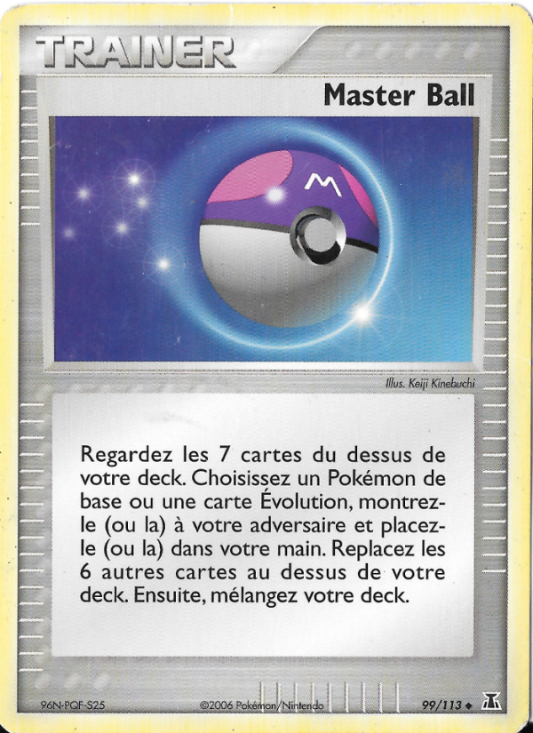 Master Ball 99 — EX Espèces Delta (French Pokémon TCG card)
