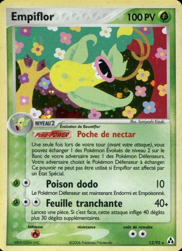 Empiflor 13 — EX Créateurs de légendes (French Pokémon TCG card)
