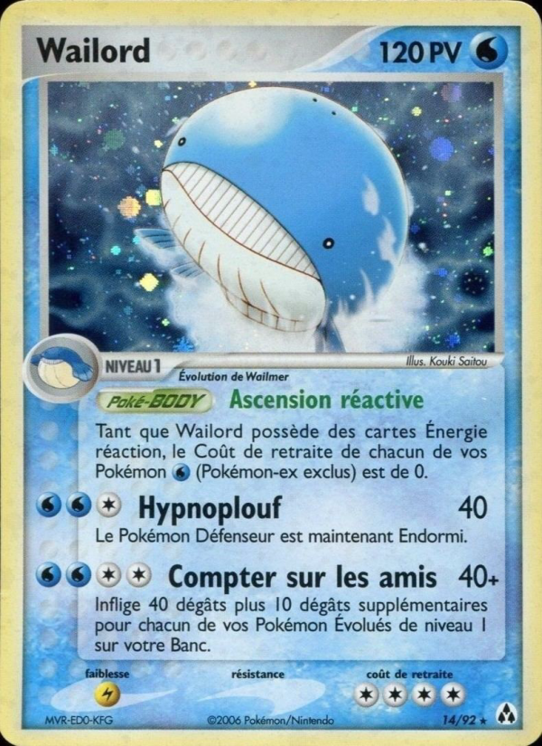 Wailord 14 — EX Créateurs de légendes (French Pokémon TCG card)