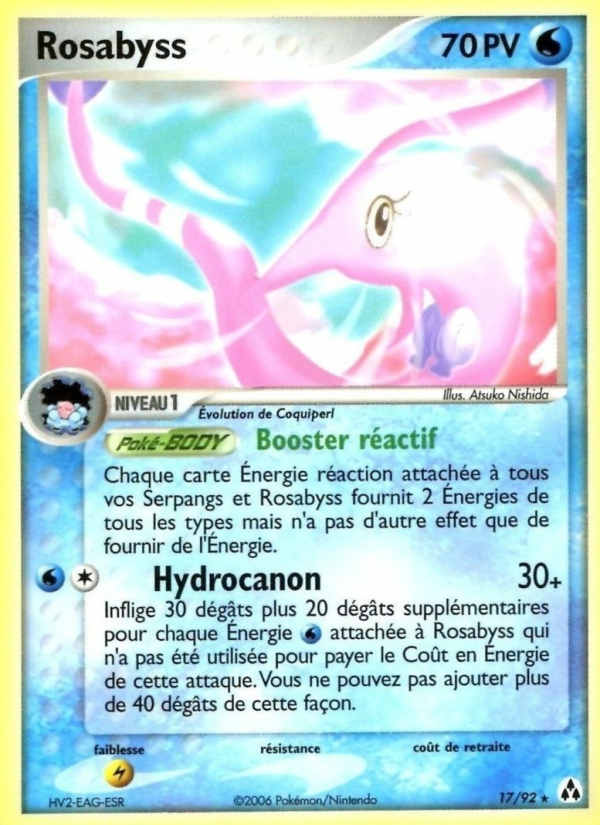 Rosabyss 17 — EX Créateurs de légendes (French Pokémon TCG card)