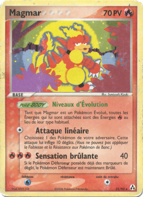 Magmar 21 — EX Créateurs de légendes (French Pokémon TCG card)