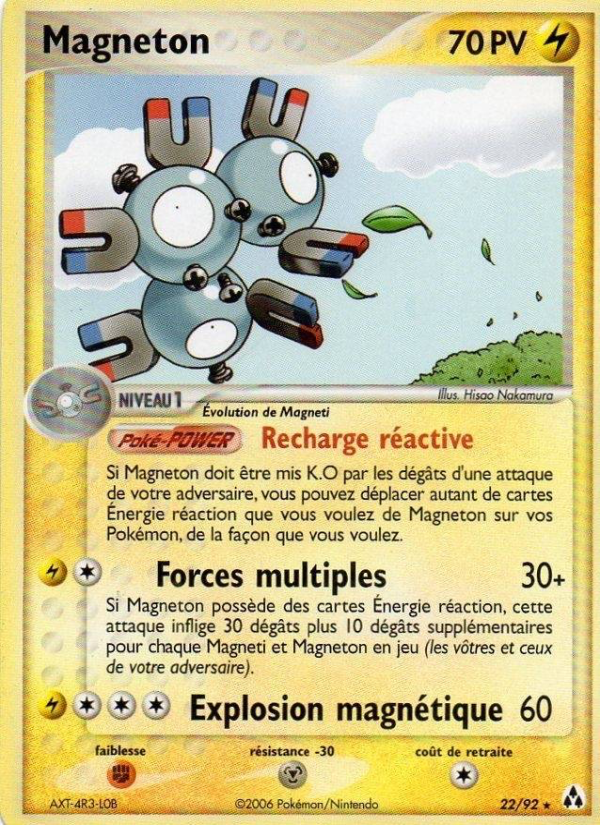 Magneton 22 — EX Créateurs de légendes (French Pokémon TCG card)