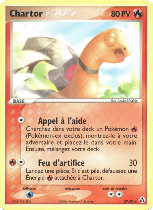 Chartor 27 — EX Créateurs de légendes (French Pokémon TCG card)