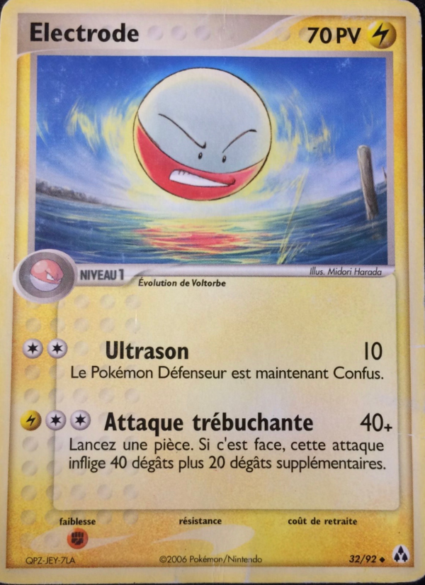 Electrode 32 — EX Créateurs de légendes (French Pokémon TCG card)