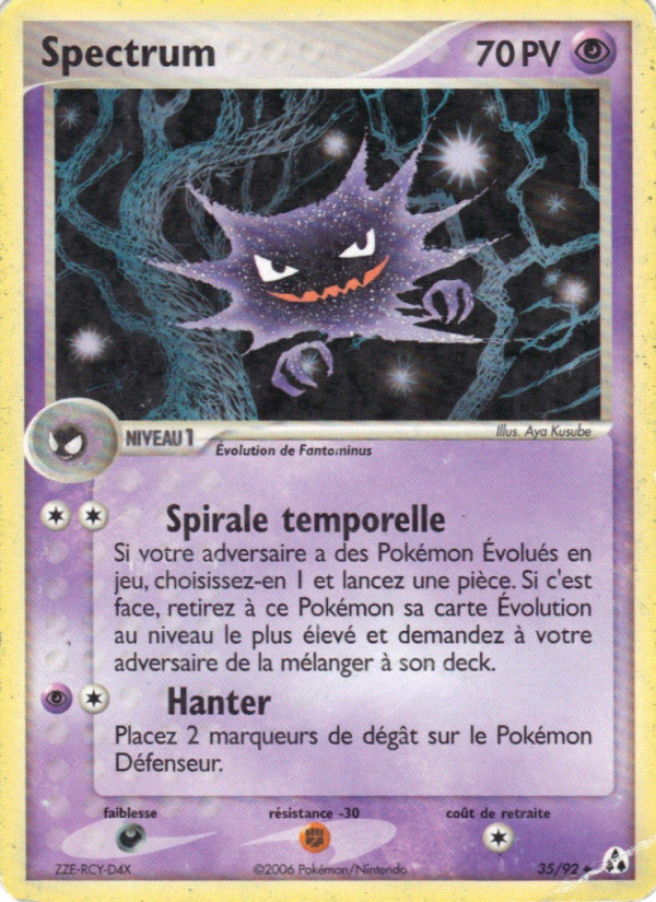 Spectrum 35 — EX Créateurs de légendes (French Pokémon TCG card)